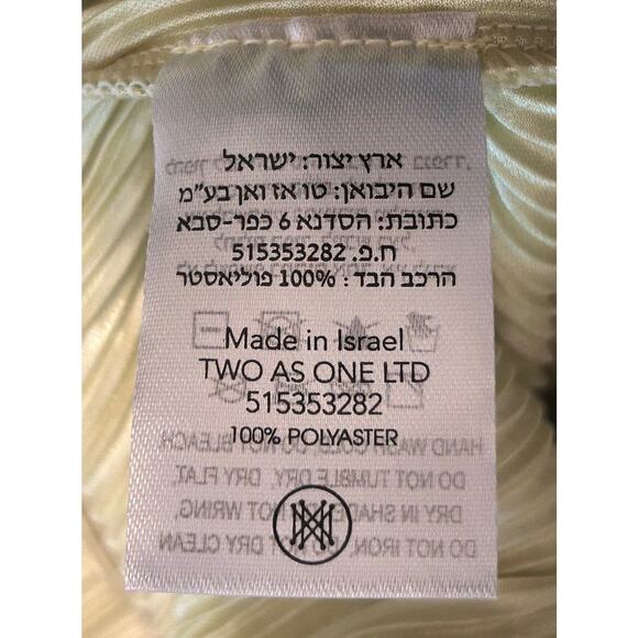 NWT $380 Sabina Musayev Margo Pleated V-Neck Midi Cocktail Dress Green - Size L - Picture 11 of 12